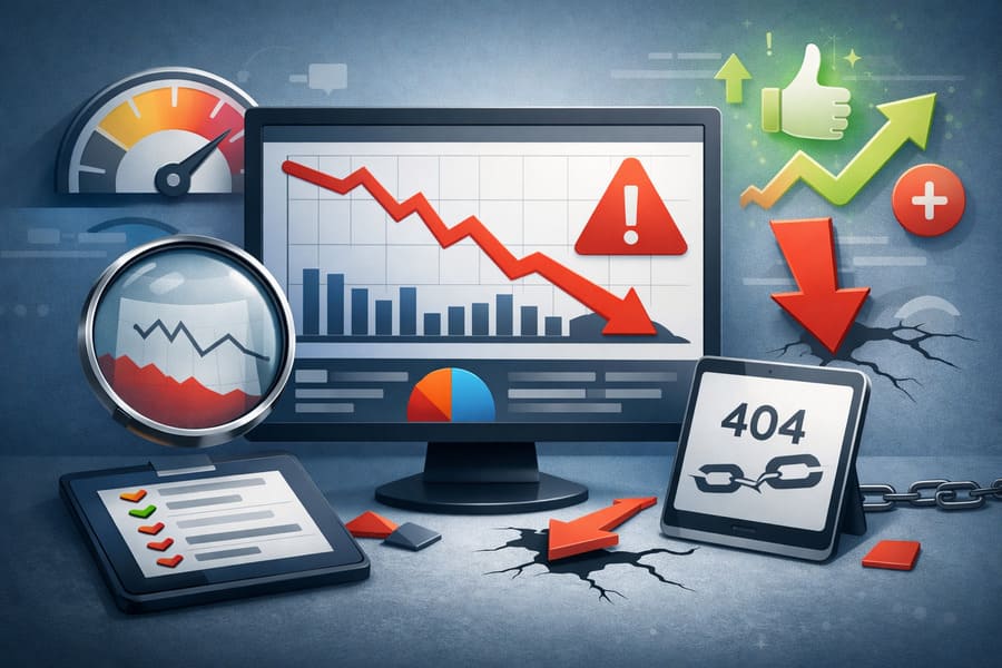 Your Traffic Dropped but Your Rankings Didn't Here's What's Actually Wrong